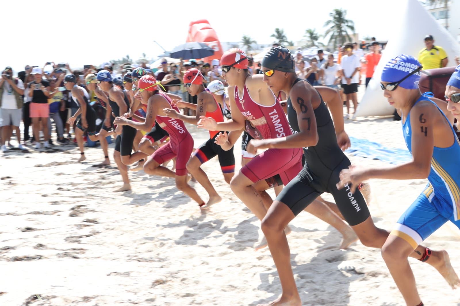 *Inicia Tamaulipas fuerte en triatlón en la Olimpiada Nacional; suma cuatro medallas en primer día*