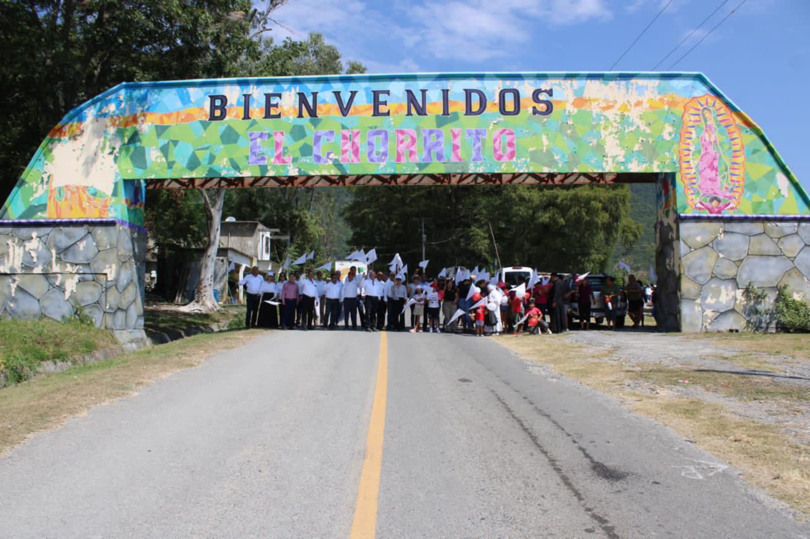 *Inicia traslado de la escultura de la Virgen de la Misericordia hacia El Chorrito*