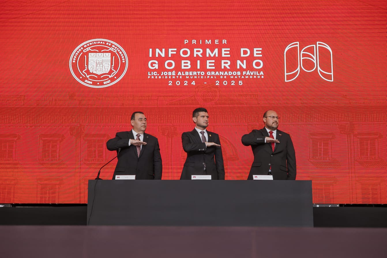 *Asiste secretario general de Gobierno al Primer Informe del alcalde de Matamoros