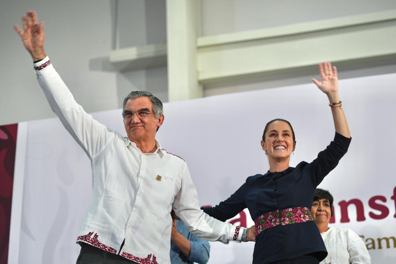 *Reitera presidenta todo su apoyo para consolidar la transformación en Tamaulipas*