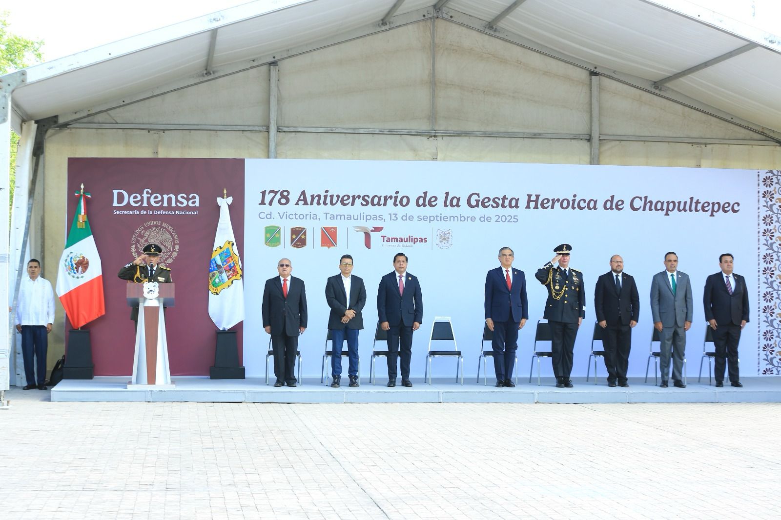 *Preside Américo ceremonia del 178 aniversario de la Gesta Heroica de los Niños Héroes de Chapultepec*