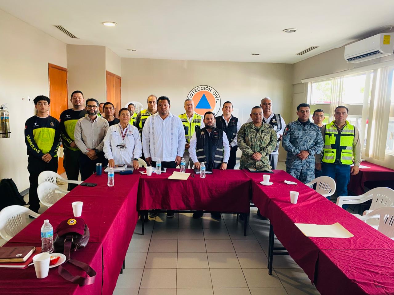 Autoridades de Tamaulipas refuerzan coordinación preventiva ante incremento en los niveles del río Pánuco*