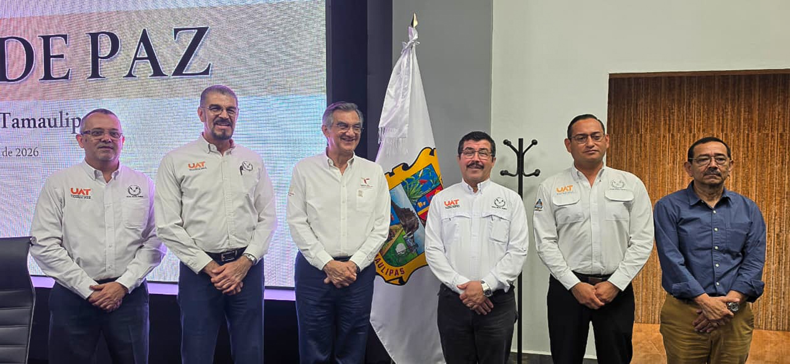 Rector de la UAT presenta avances del Atlas de Riesgos ante el gobernador en la Mesa de Paz Rector de la UAT presenta avances del Atlas de Riesgos ante el gobernador en la Mesa de Paz