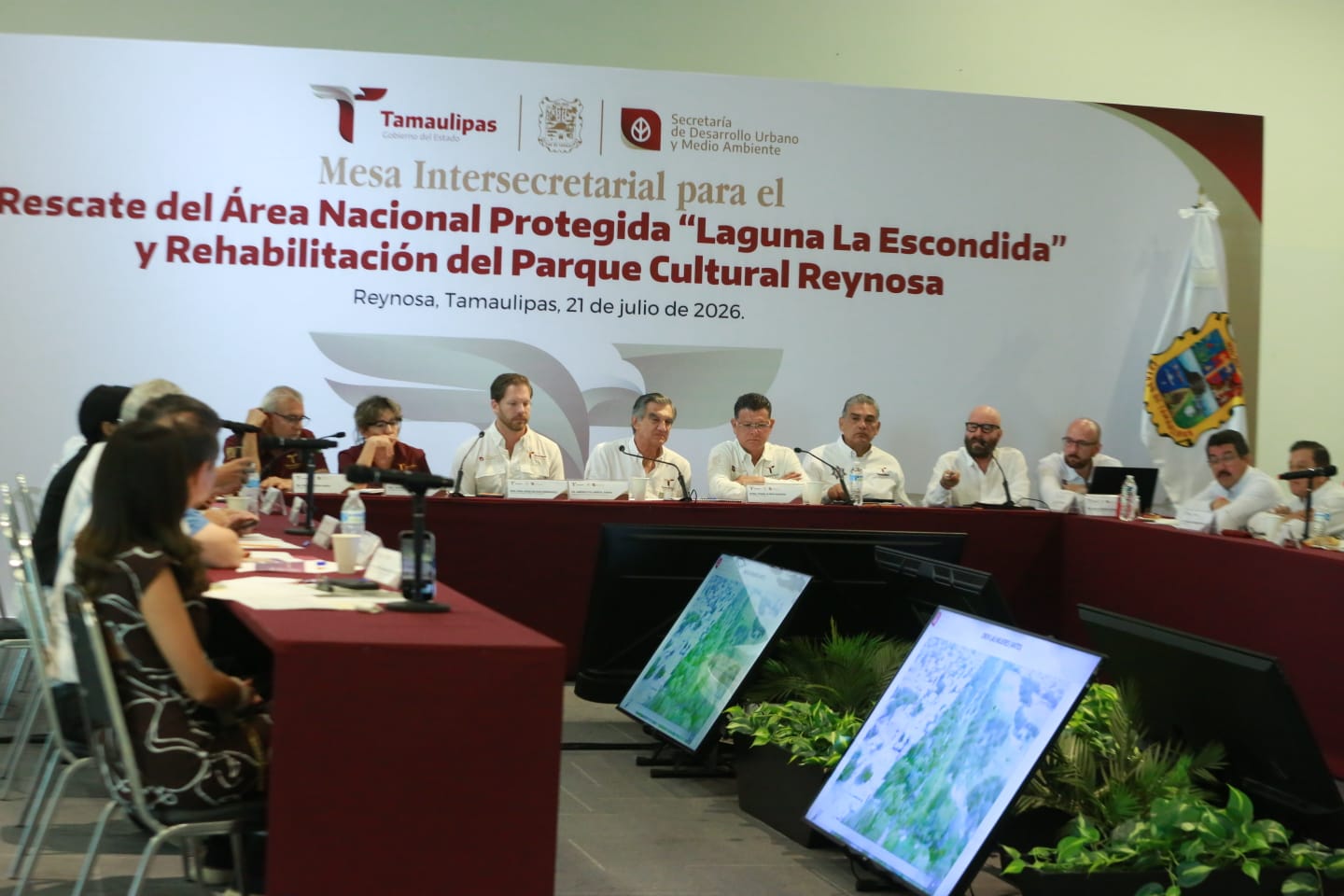 *Revisa Américo avances de la estrategia integral para rescatar  Laguna La Escondida y rehabilitar el Parque Cultural Reynosa*